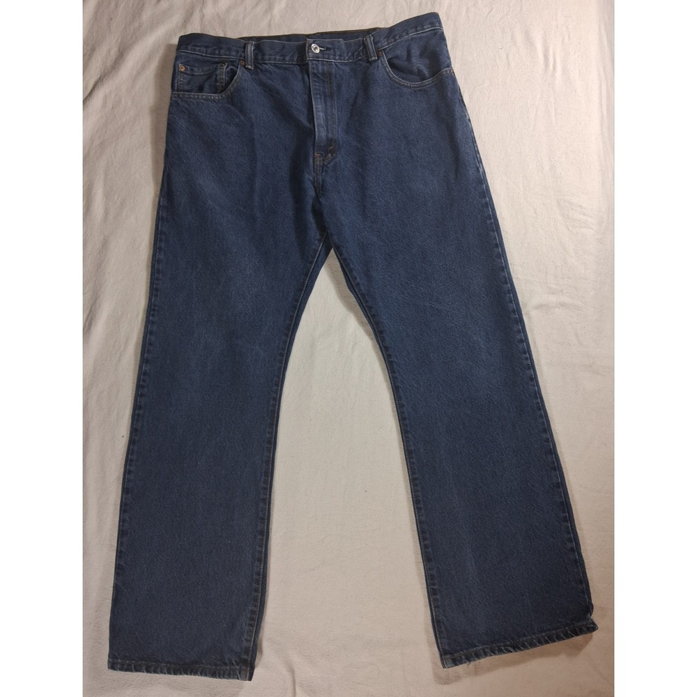 Levi's 517 Bootcut Jeans Mens 40x32 Dark Wash Denim 100% Cotton Straight